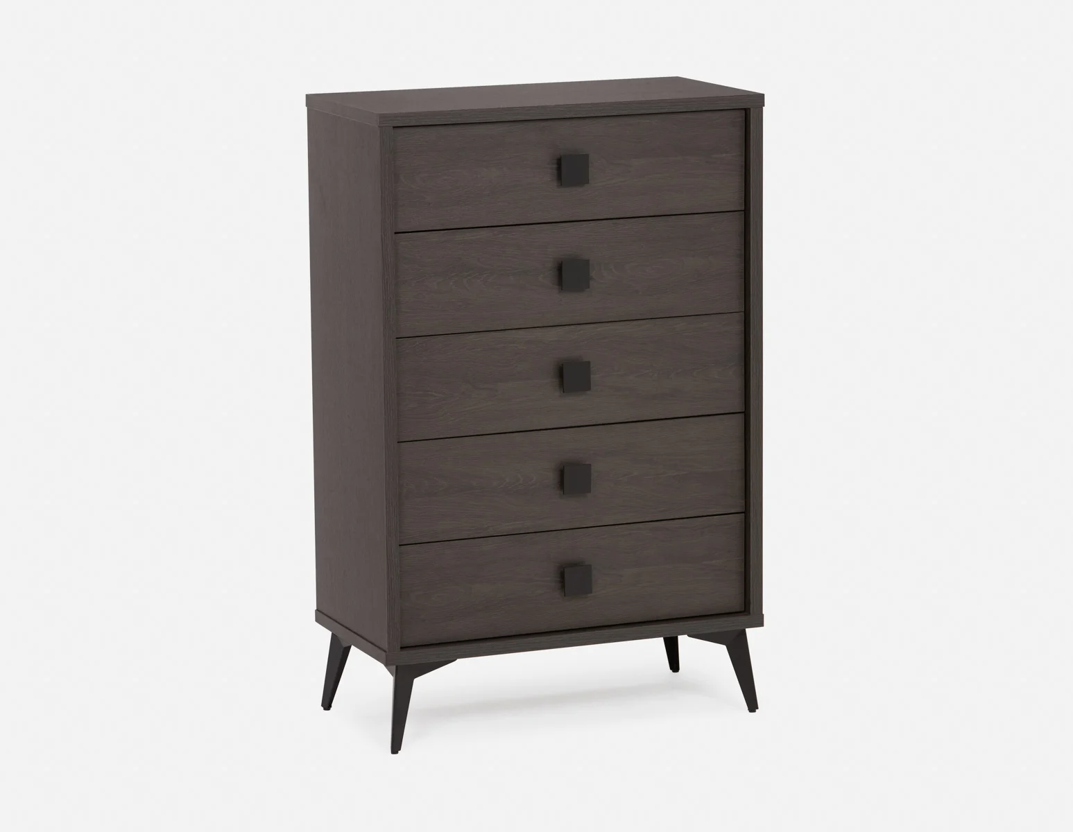 KIERA — Mid-century modern 5-drawer chest (35-85-30-20) - Image 2