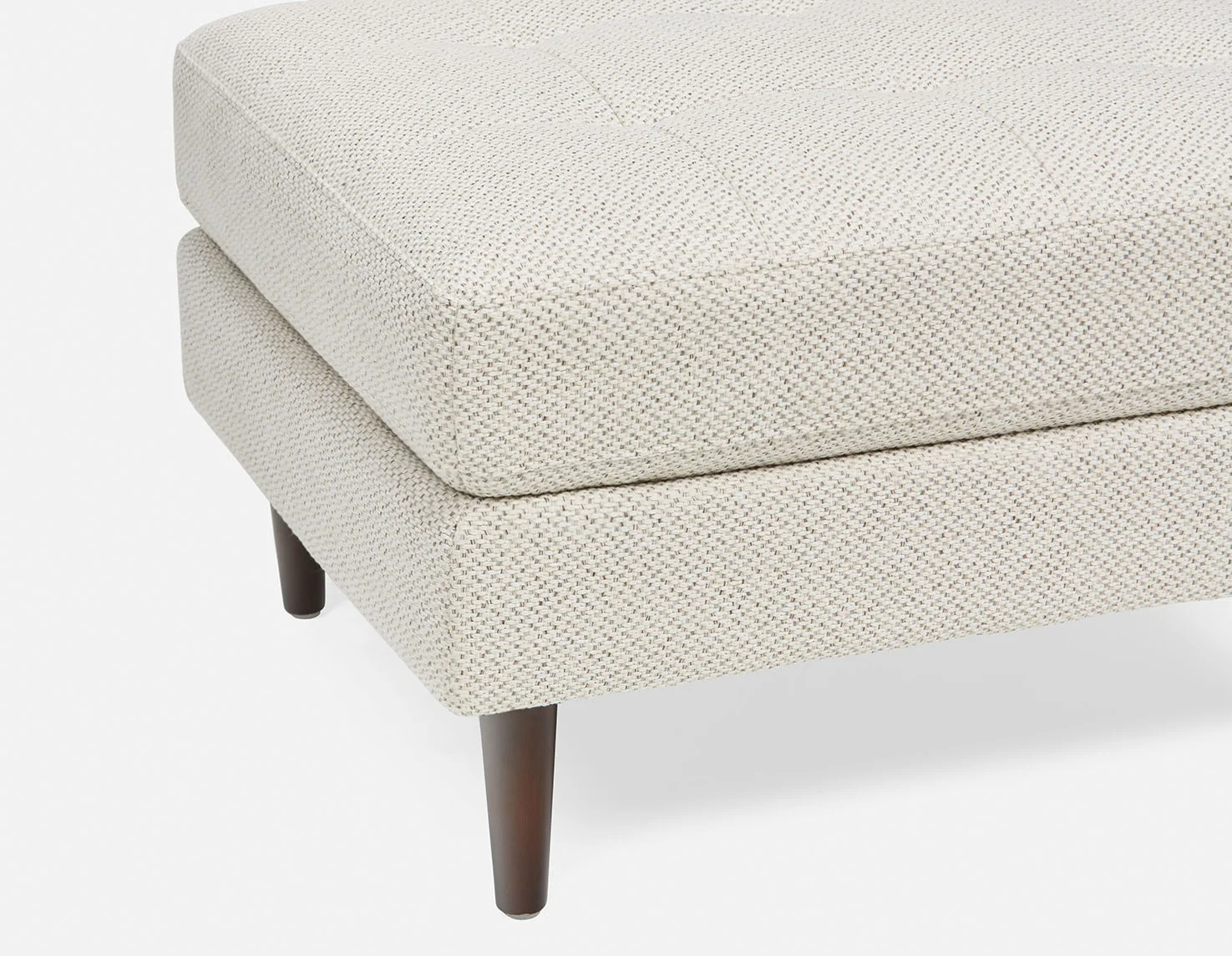 KINSEY — Tufted ottoman (39-46-83-95) - Image 3