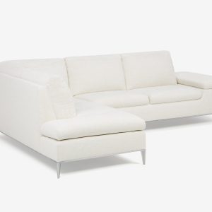 ANDREW — Left-facing sectional sofa in performance fabric (87-32-29-46)