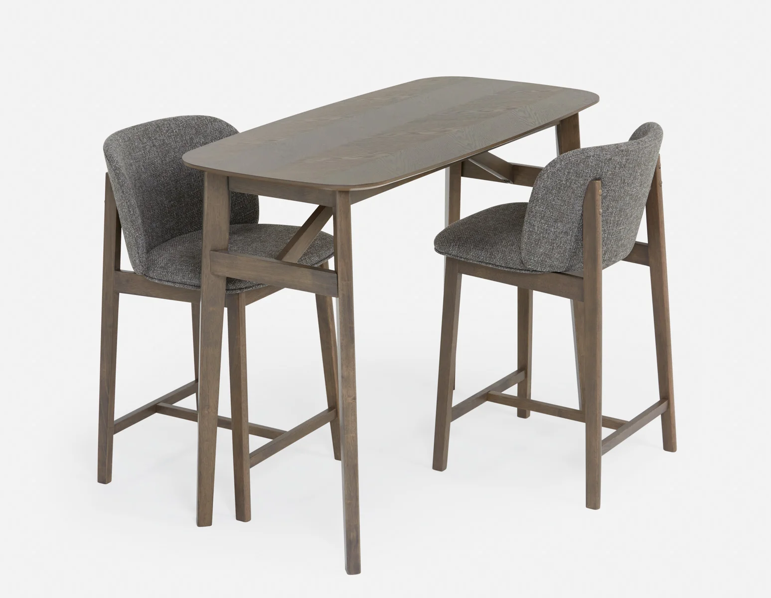 KAILUA — Mid-century modern 3-piece pub table set - Image 9