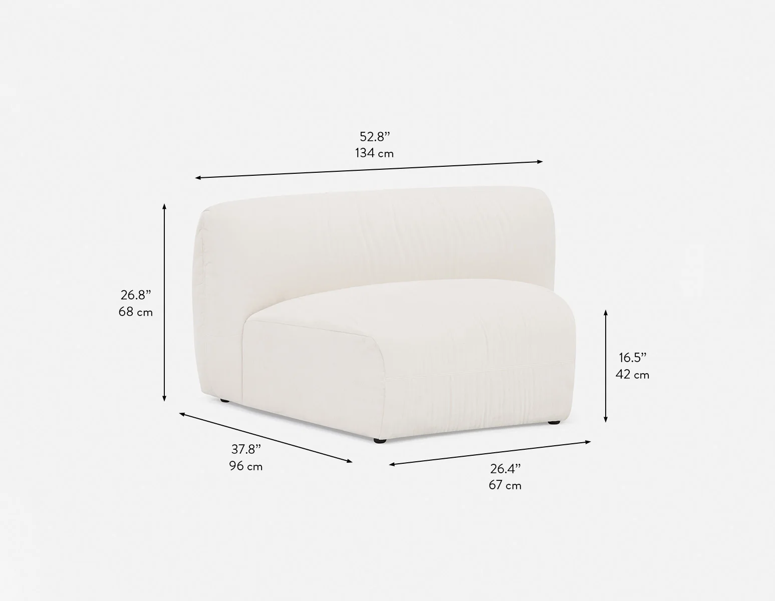 MODENA — Modular corner sofa customize to fit your space (79-66-55-95-D) - Image 10