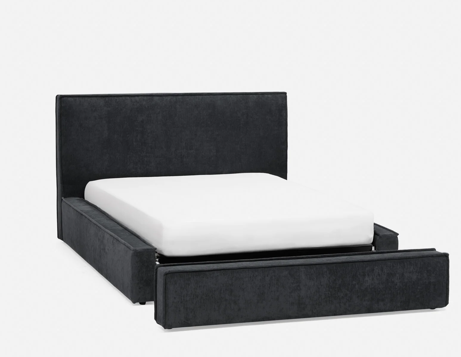 SORGUE — Upholstered queen size bed with storage (28-49-09-20) - Image 11