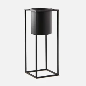 STANDE — Metal planter with stand 21 cm