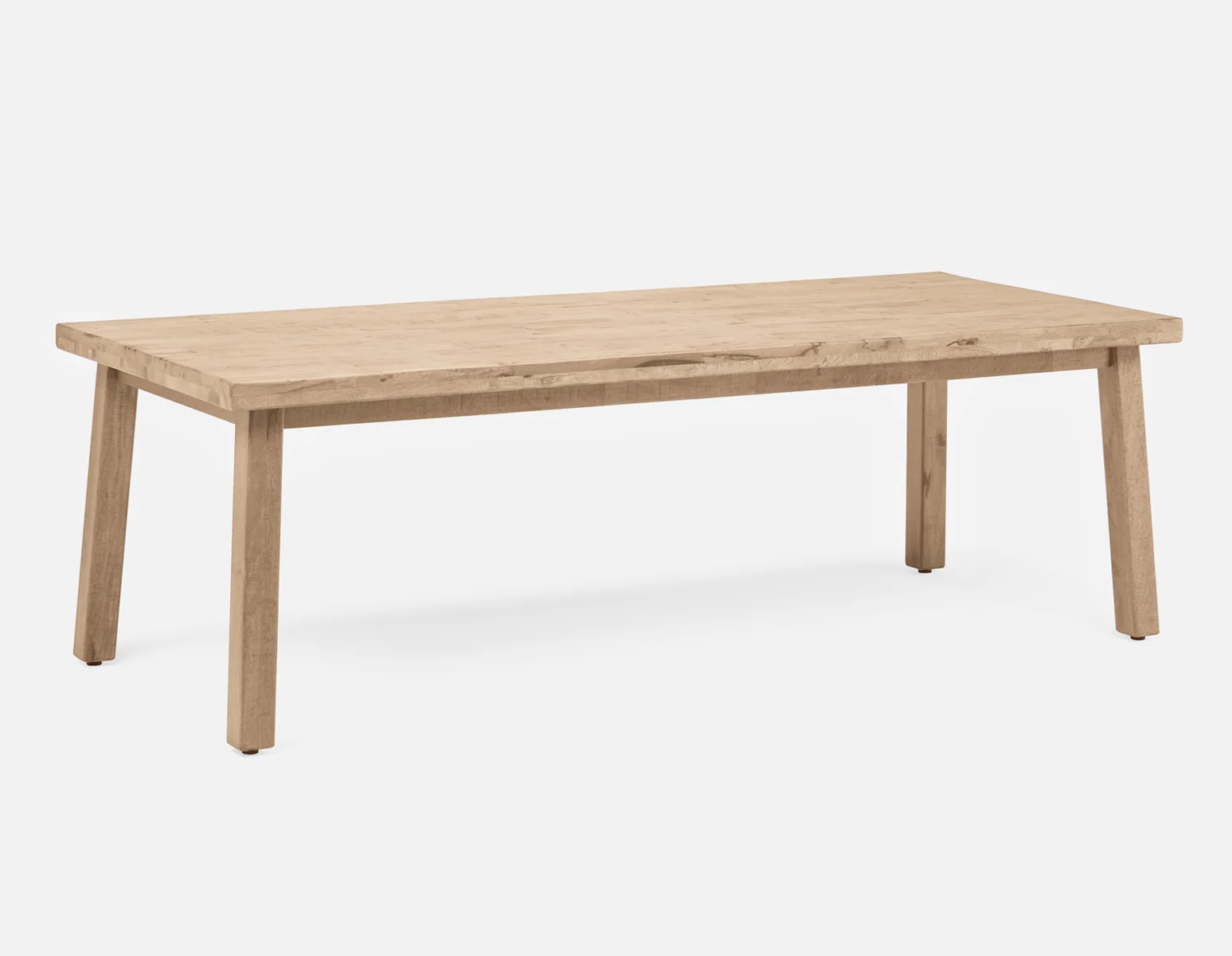 THESSALIA — Distressed solid mango wood large dining table 240 cm (94-80-91-42) - Image 2