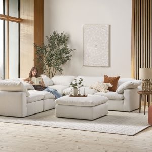 HELIO — Contemporary modular sectional sofa (23-35-98-46)