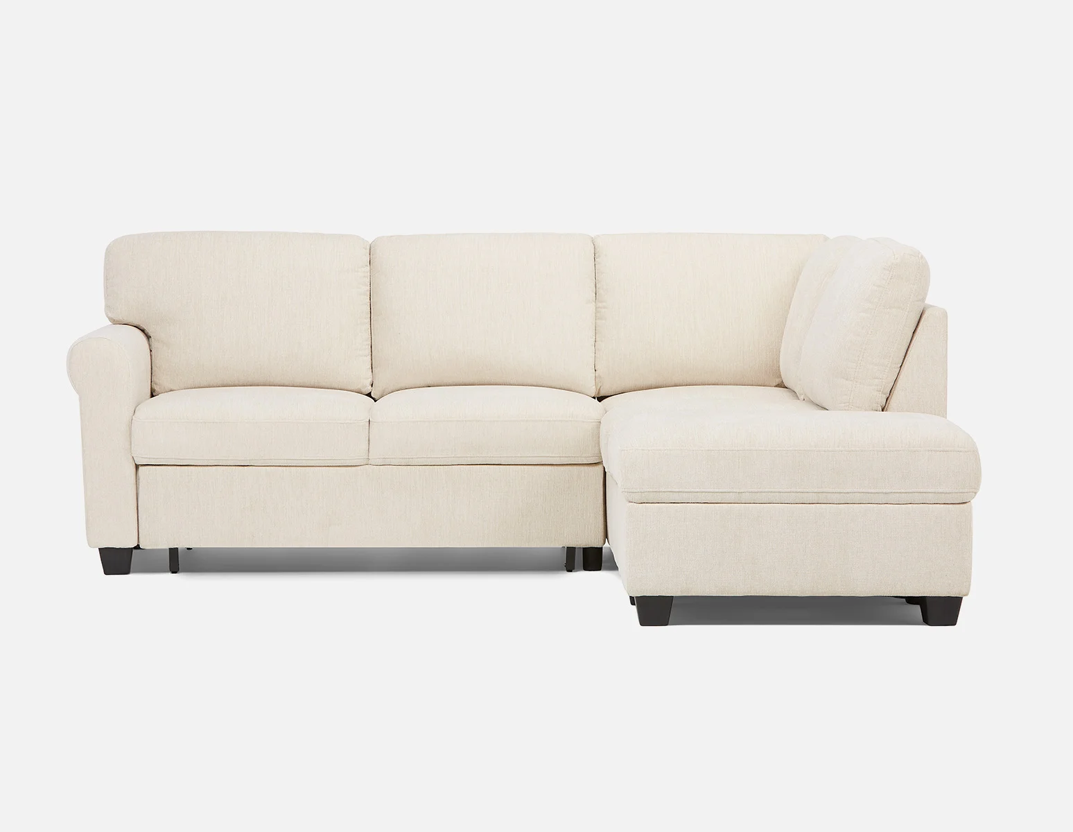 DELPHINE — Traditional right-facing sectional sofa-bed with storage (28-94-59-95) - Image 2