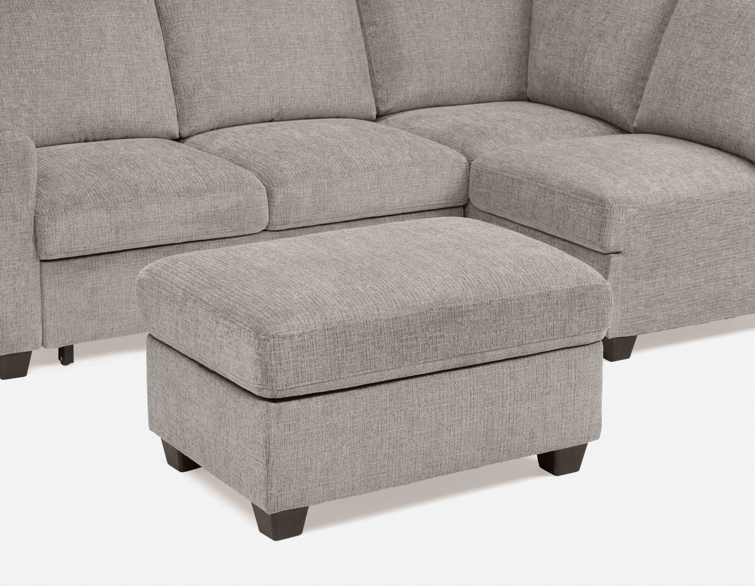 DELPHINE — Traditional right-facing sectional sofa-bed with storage (28-94-59-30) - Image 3