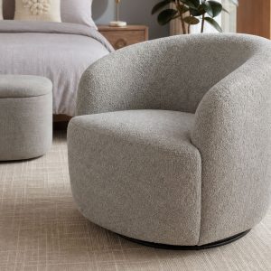 JANELLE — Swivel armchair (12-62-65-30)