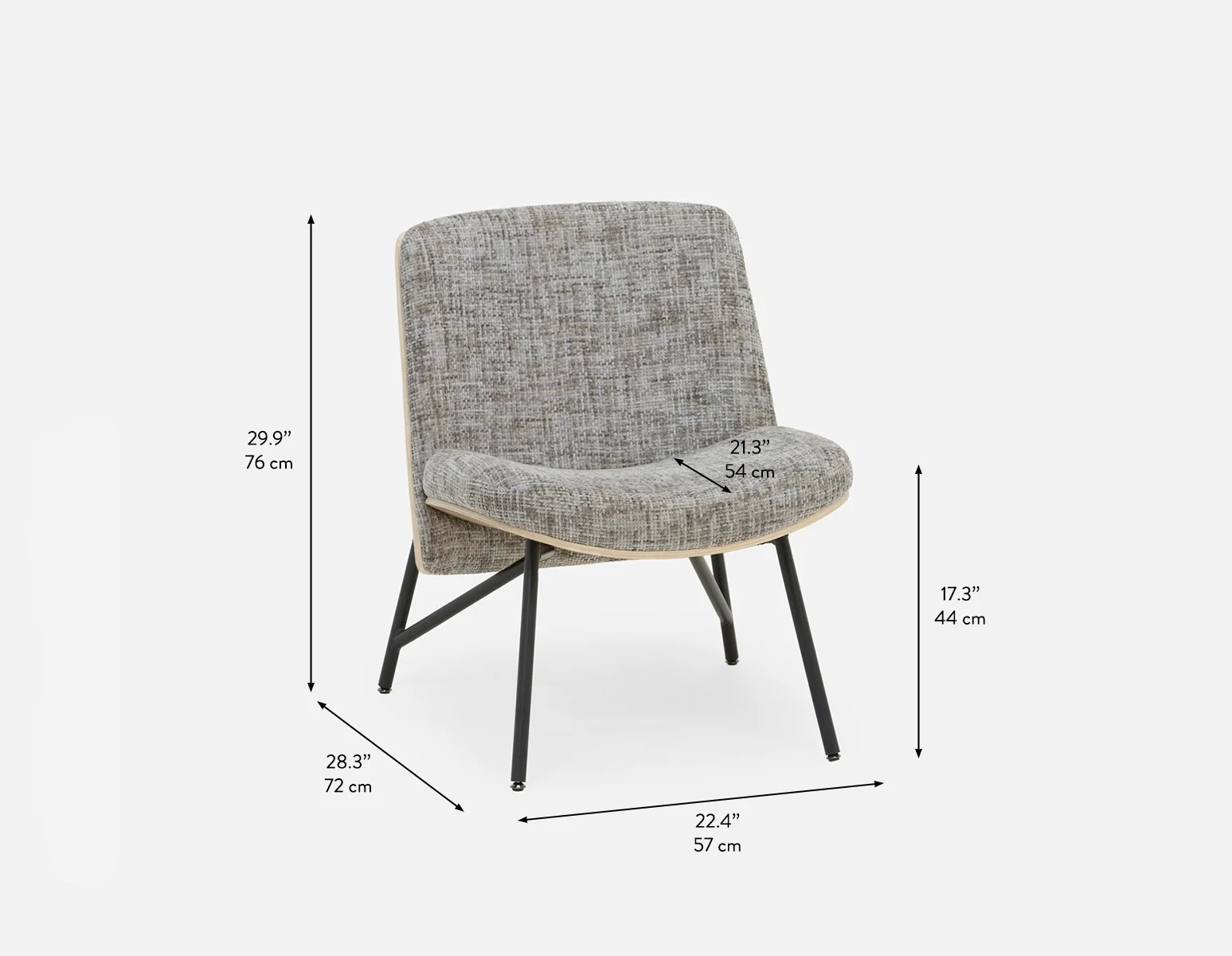 STEPHANE — Contemporary accent bentwood chair (91-60-24-30) - Image 11