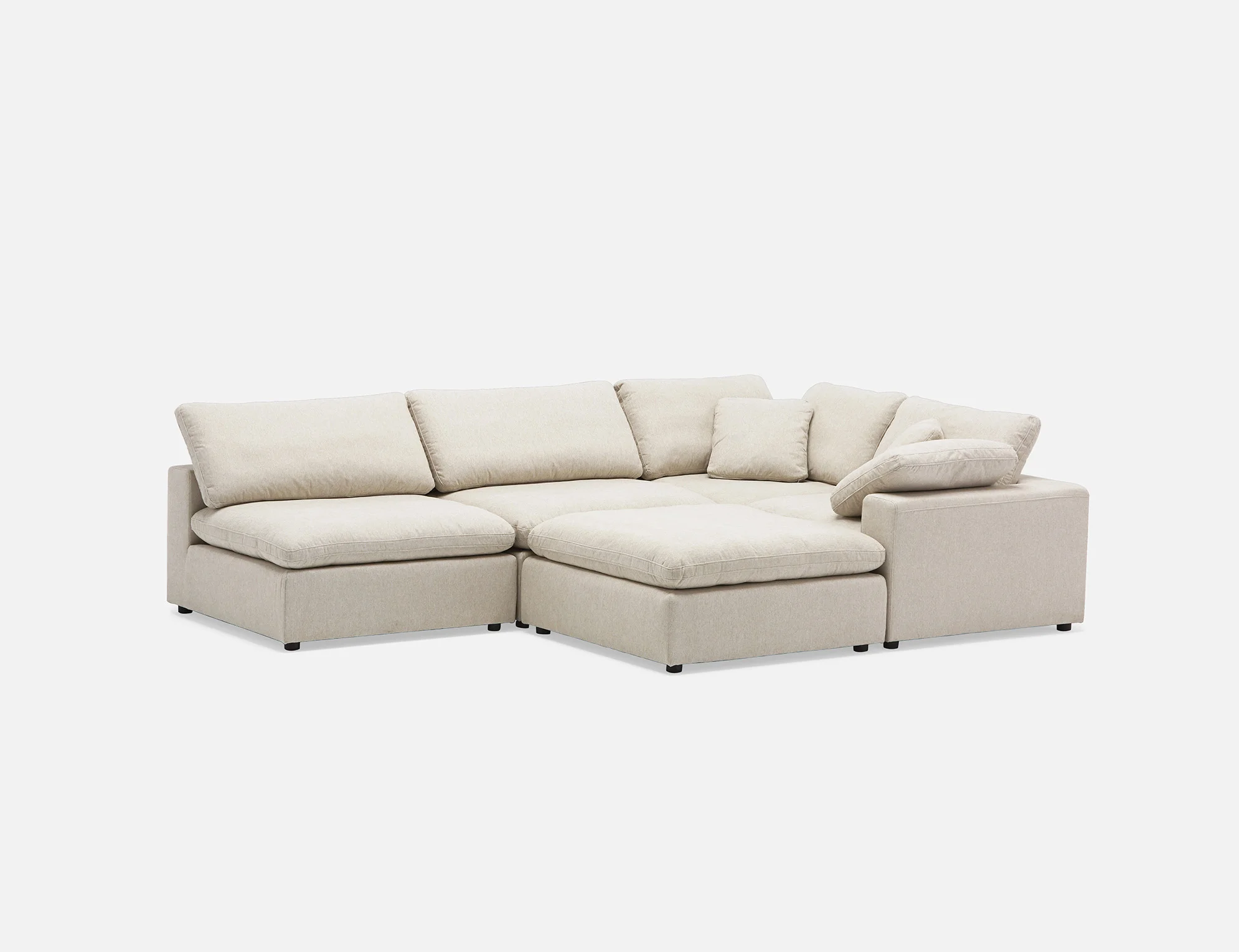 SOFT — Contemporary 5-pc modular sectional sofa (89-07-55-46) - Image 7
