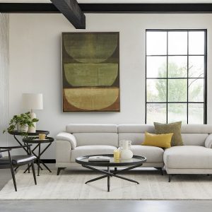 KAY — Fir wood coffee table with tempered glass top 100 cm (45-27-12-20)