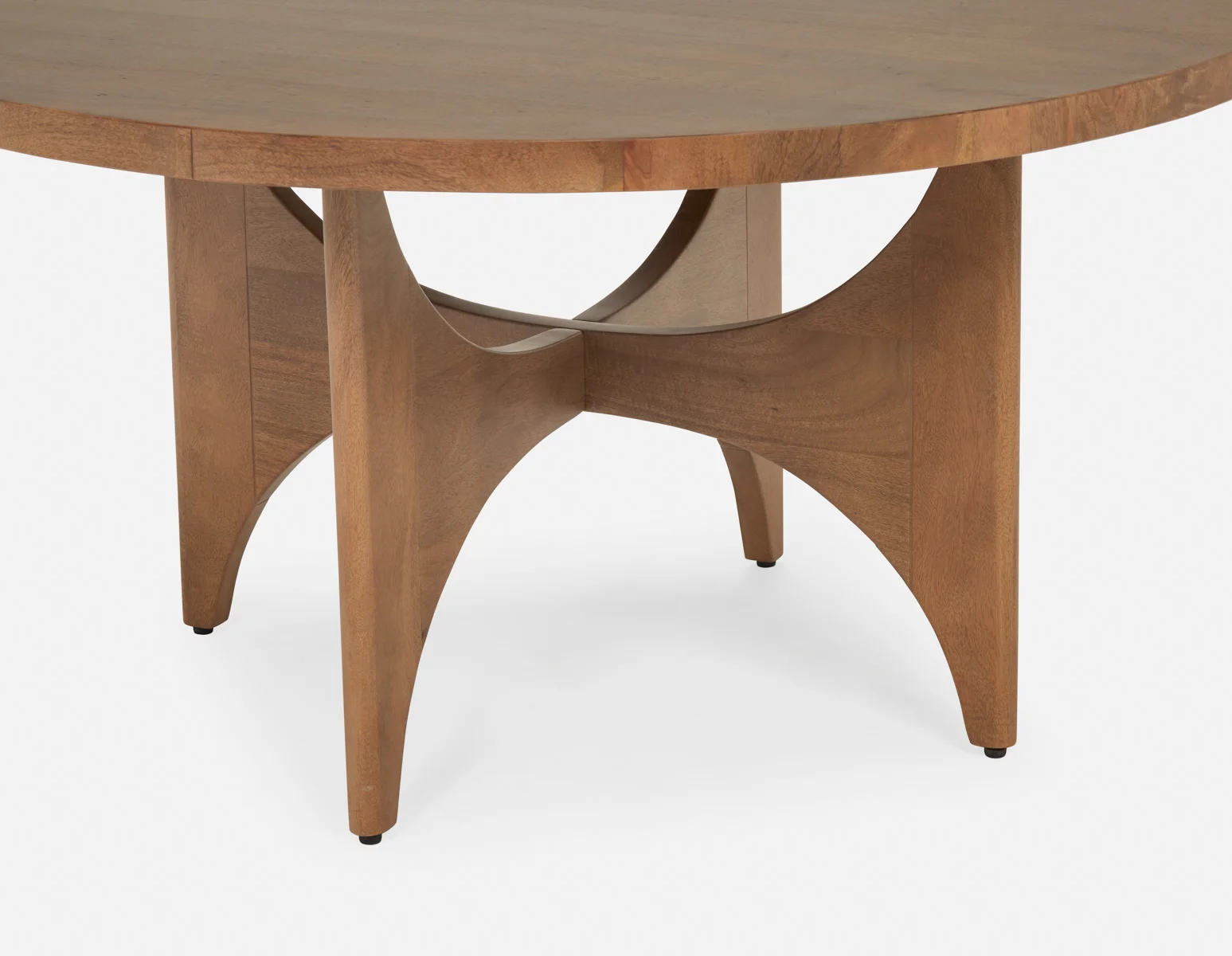 ROSETTA — Elegant mango wood round dining table 150 cm - Image 5