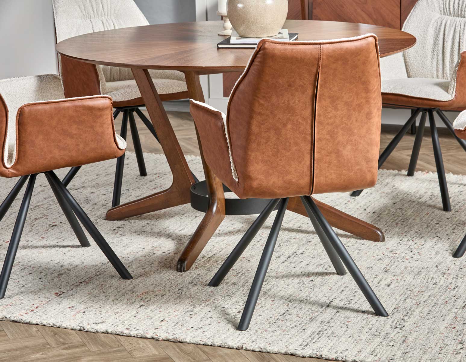 BYRON — Swivel dining armchair (50-85-82-46) - Image 13