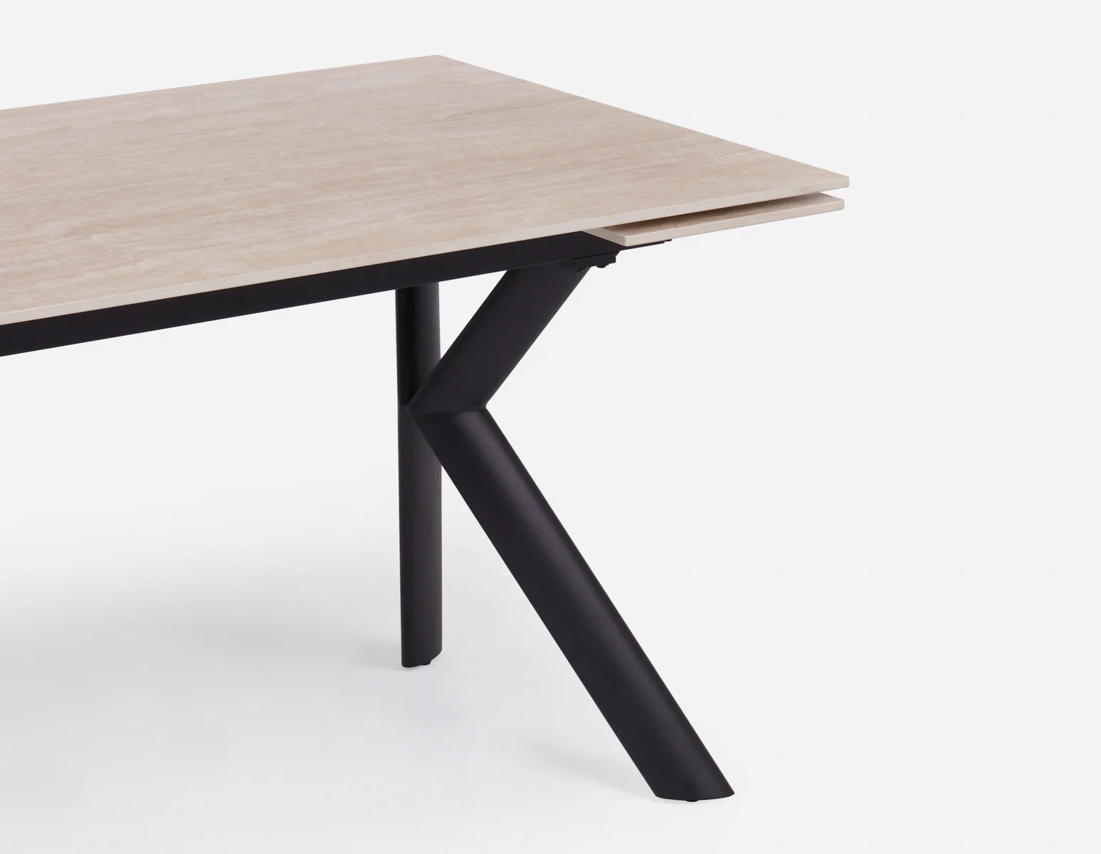 WILLMA — Extendable modern dining table 140cm to 200cm - Image 9