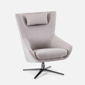 ANITA — Modern contemporary swivel armchair (54-66-68-62)