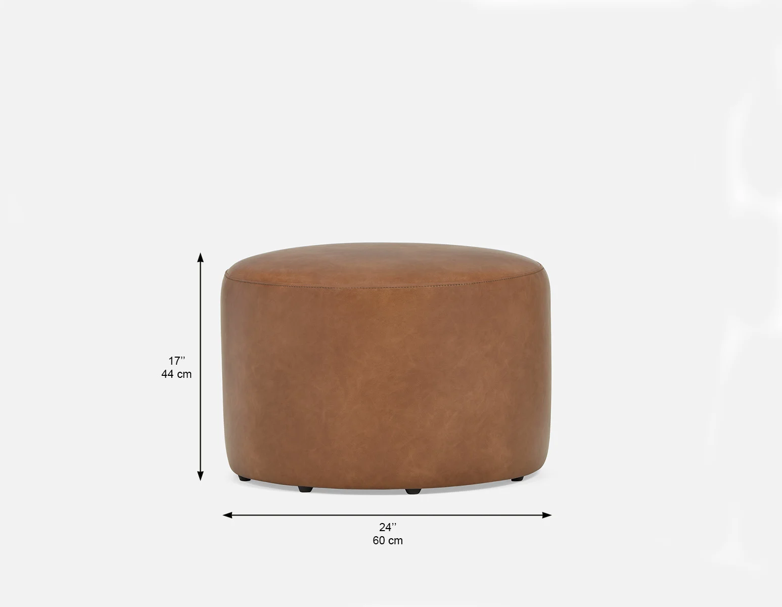 VASTO — Leatherette ottoman (62-13-83-96) - Image 6
