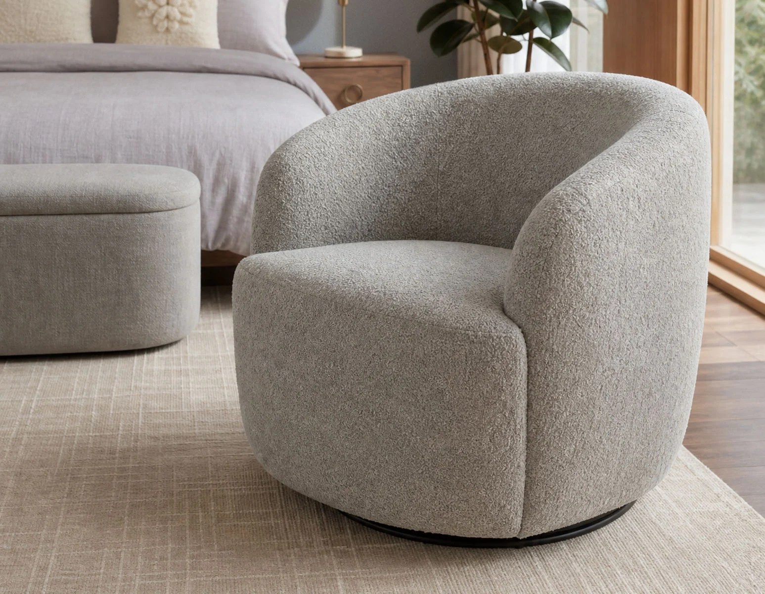 JANELLE — Swivel armchair (12-62-65-30-D) - Image 2