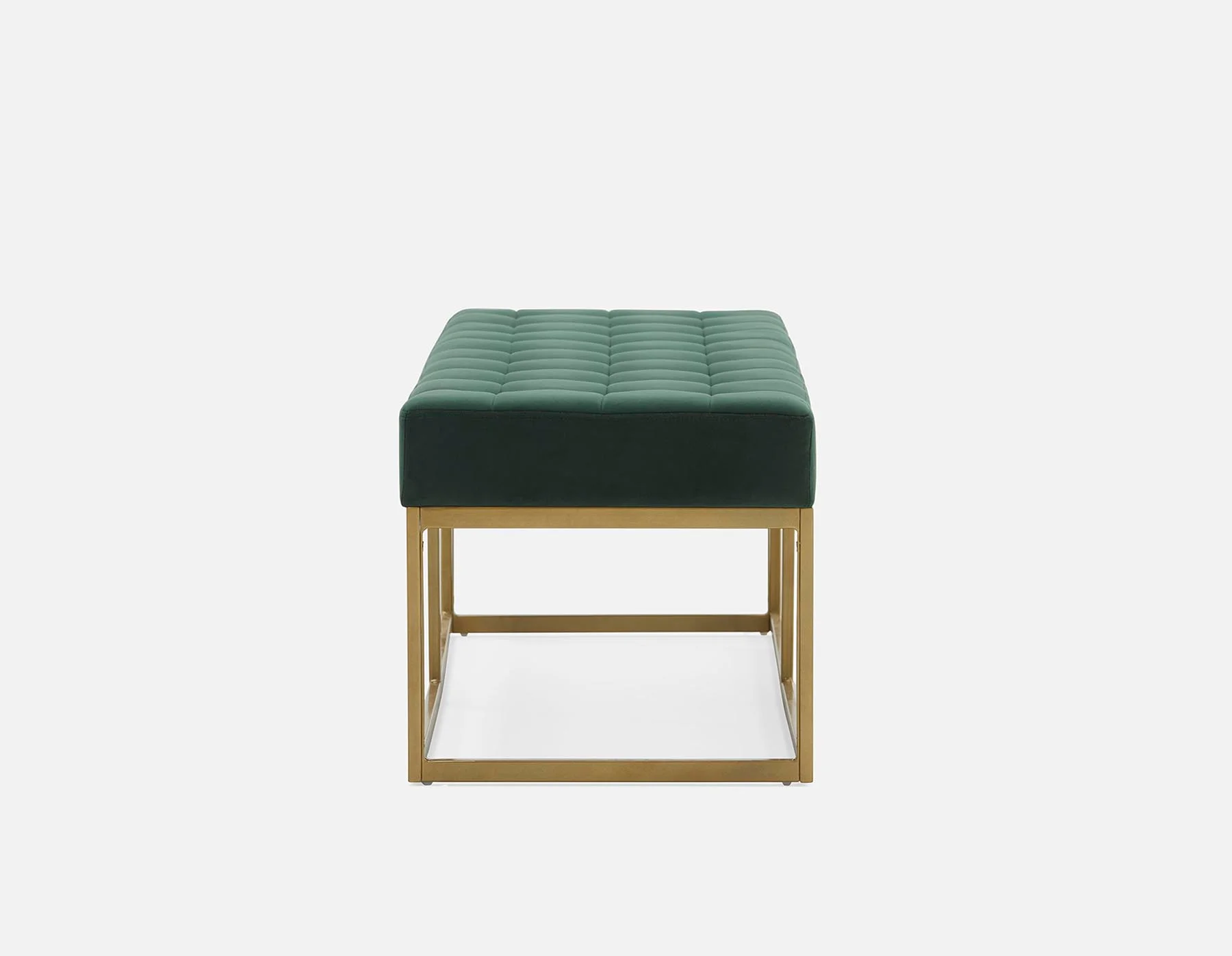 TADEO — Tufted velvet bench 122 cm (21-10-58-70) - Image 5