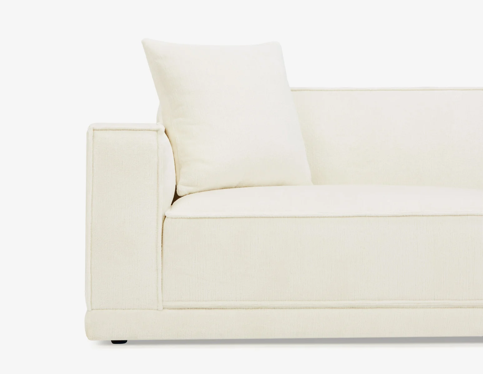 HILLARY — Modern low back 96" luxury sofa (64-85-93-10) - Image 4