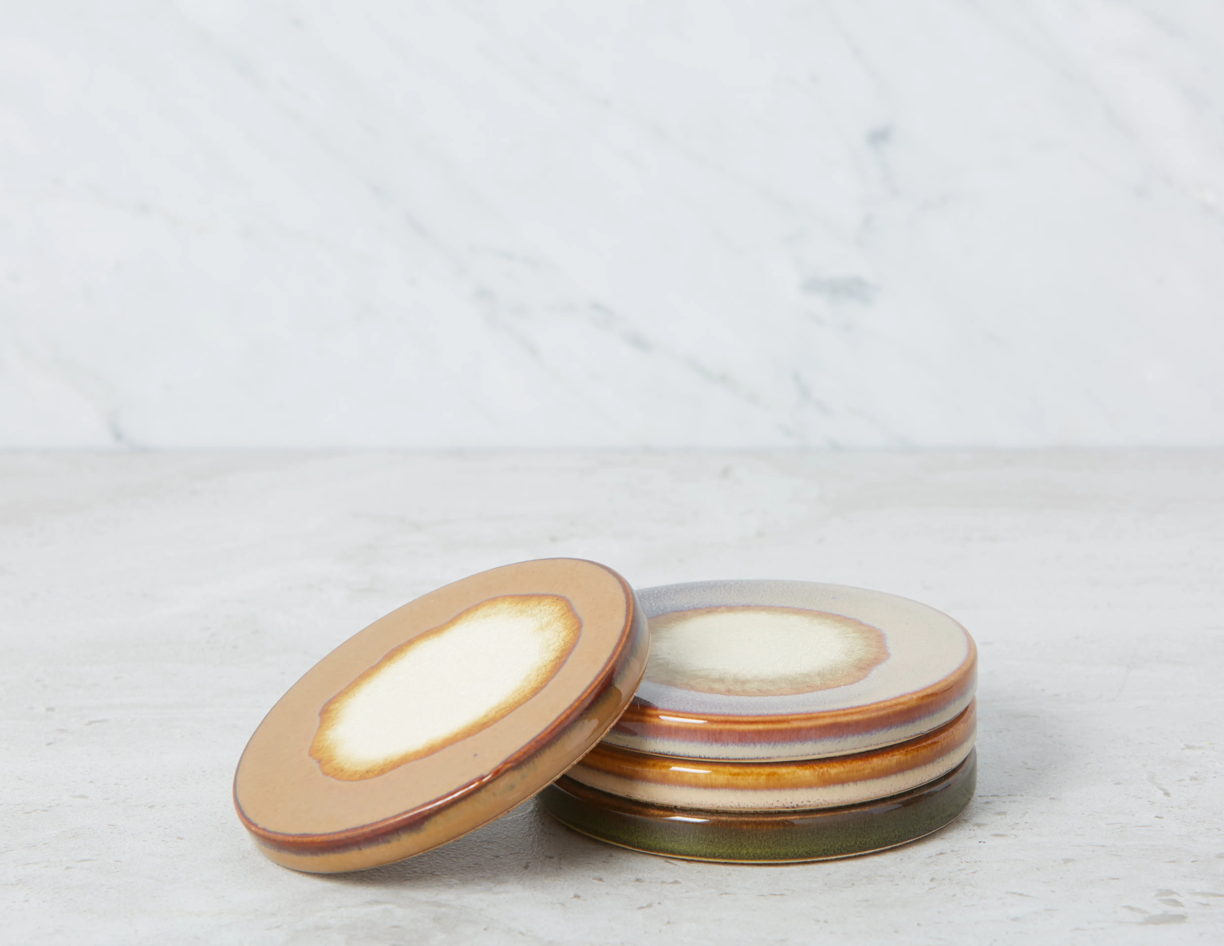 SAMARIA — Set of 4 ceramic coasters - Image 4