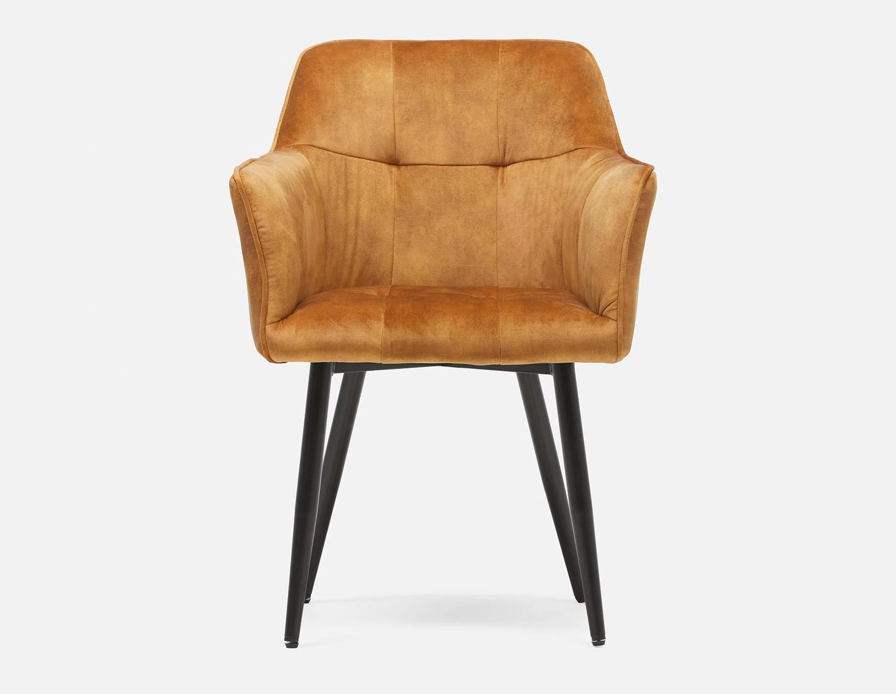 OCTAVE — Velvet dining armchair - Image 2