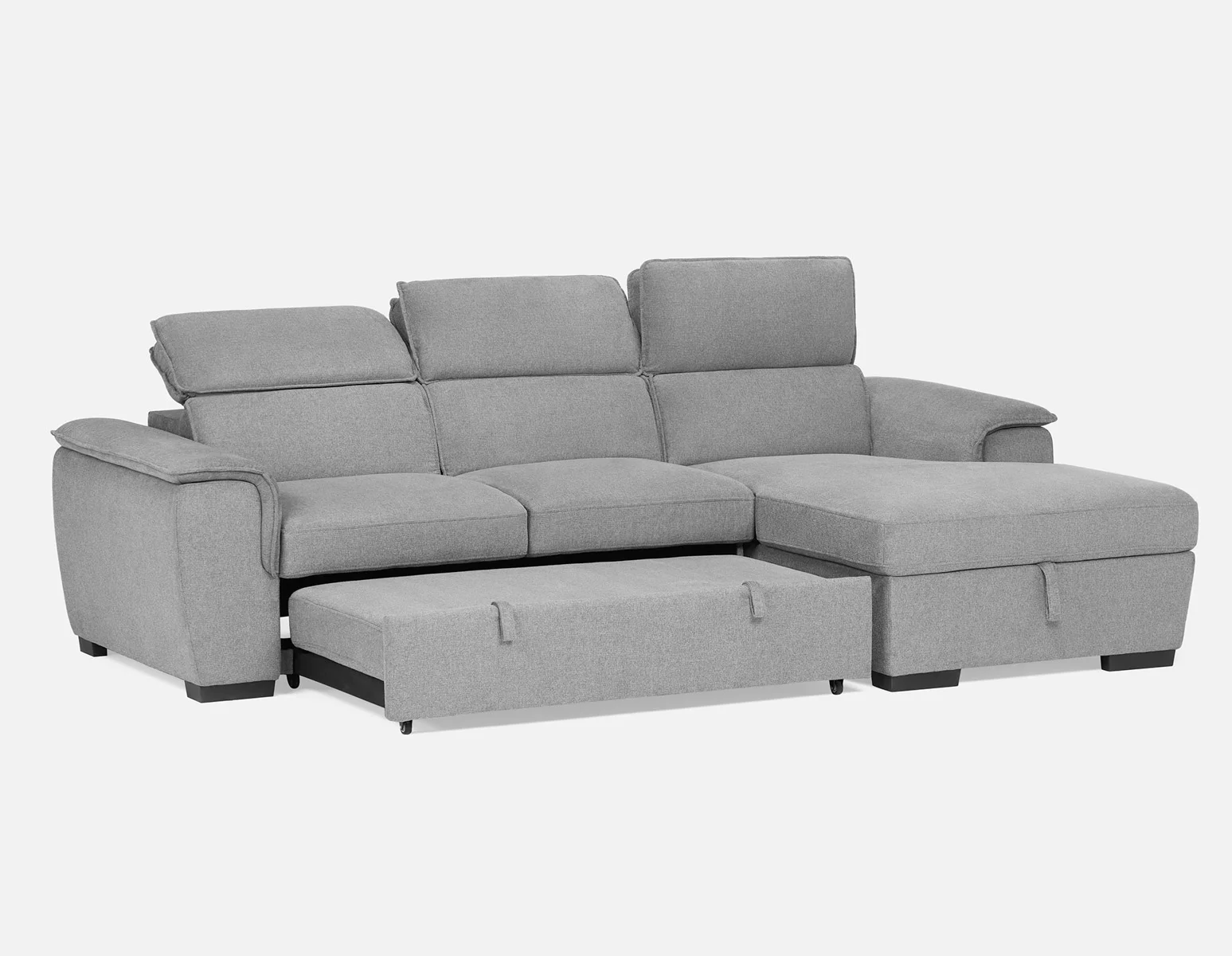 ODETTE — Contemporary right-facing sectional sofa-bed with storage (85-58-17-30) - Image 7