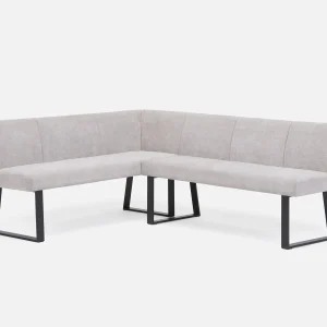 JASON — Industrial-modern dining corner bench with backrest (99-05-49-30)
