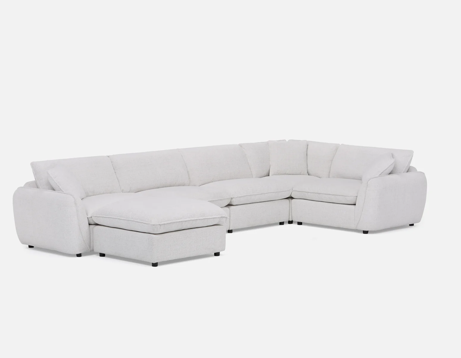 KIMM — Contemporary 6-pc modular sectional sofa - Image 12