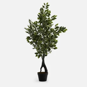 FICUS TREE — Artificial potted plant 120 cm