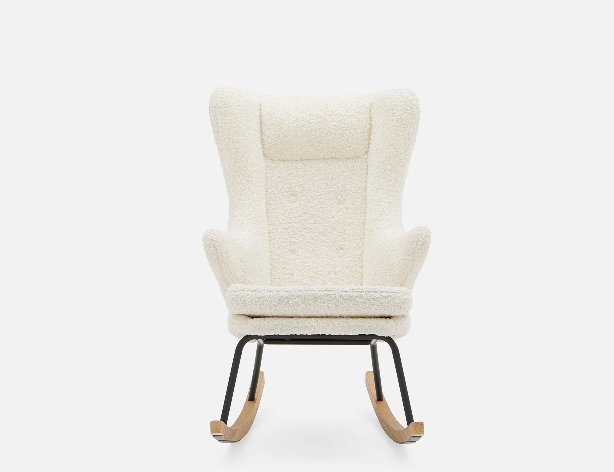 GUYAN — Faux shearling rocking armchair - Image 3