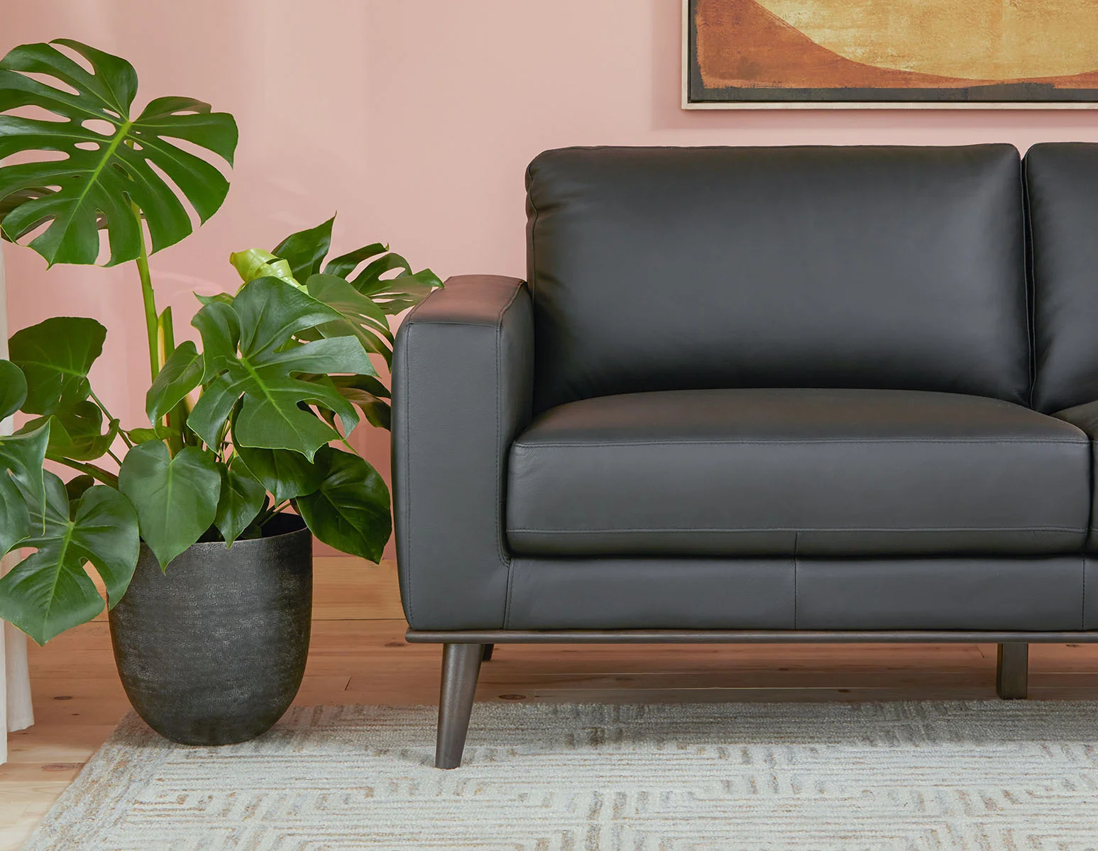 BETTA — 100% leather mid century sofa (17-62-70-20) - Image 14