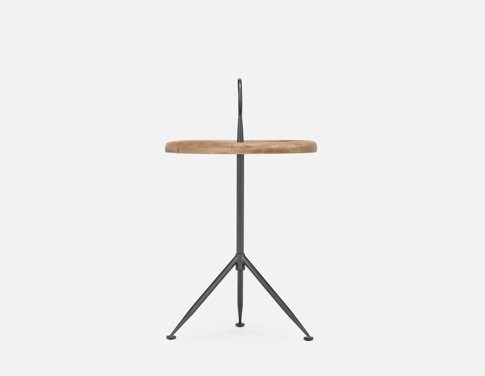 ELLIE — Mid-century modern round end table 43cm - Image 8