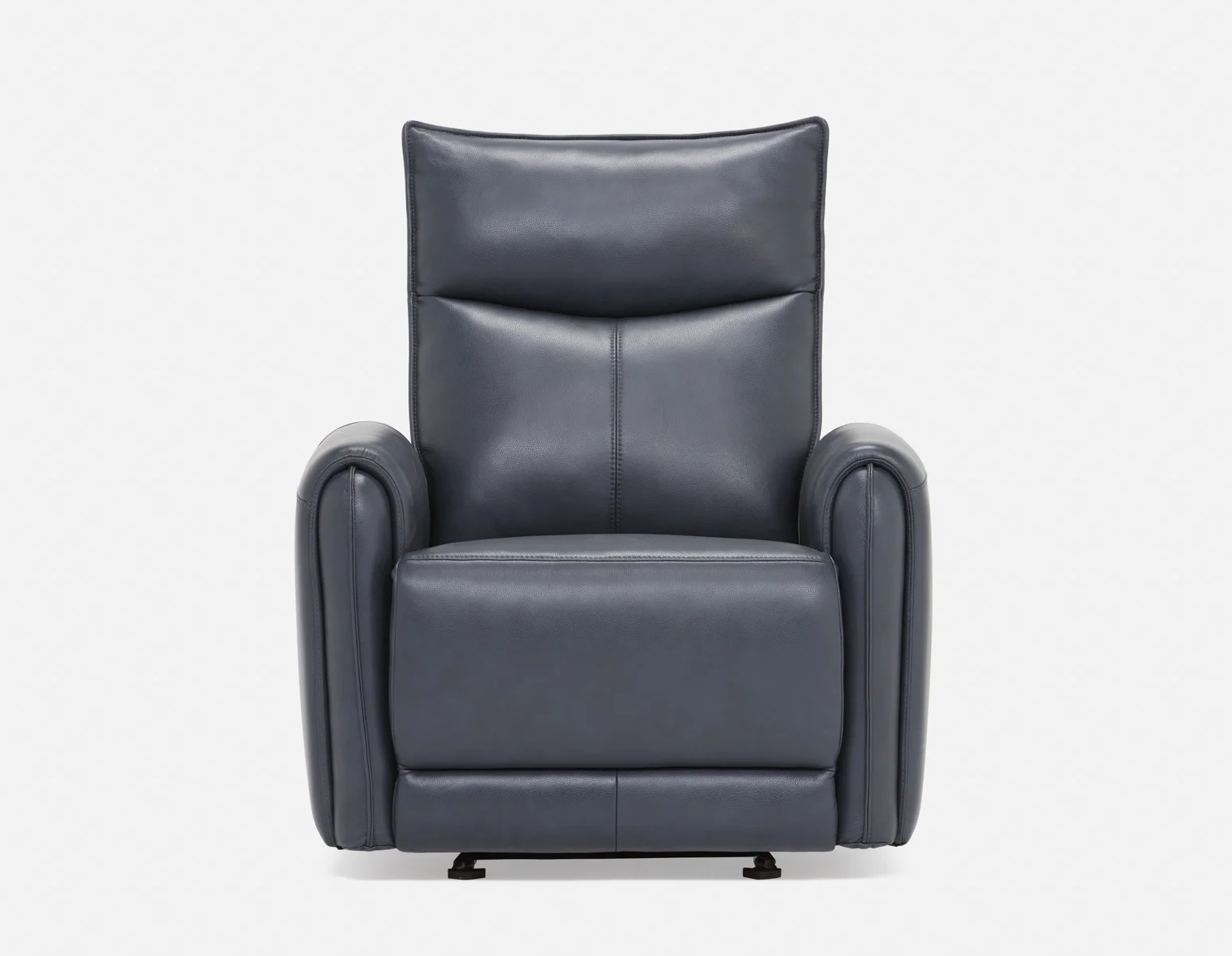 CALVERO — Contemporary power-reclining and glider 100% leather armchair with usb port (84-12-10-60) - Image 2