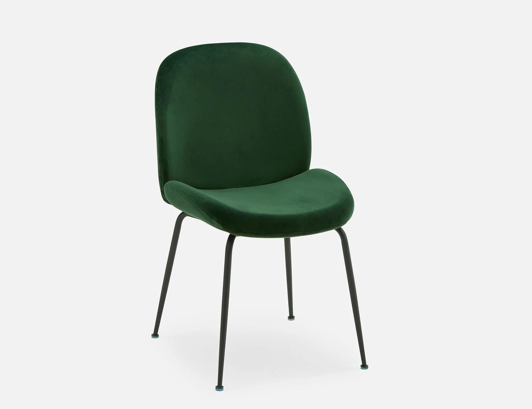 JUDITH — Contemporary velvet dining chair (03-39-96-70) - Image 2