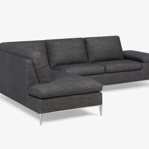 ANDREW — Left-facing sectional sofa in performance fabric (87-32-29-02)