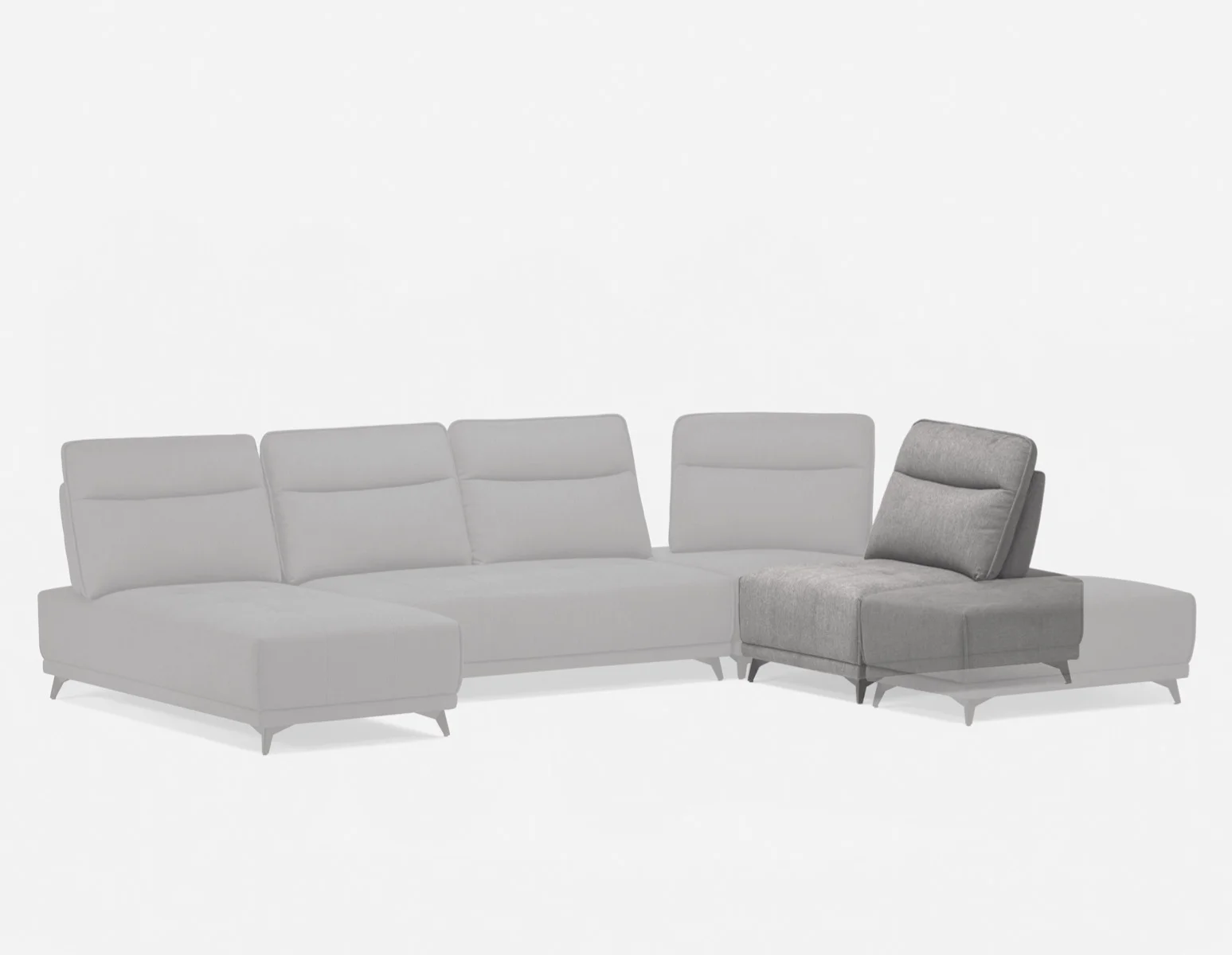 SIMON — Accent chair with adjustable backrest (91-39-00-62) - Image 2