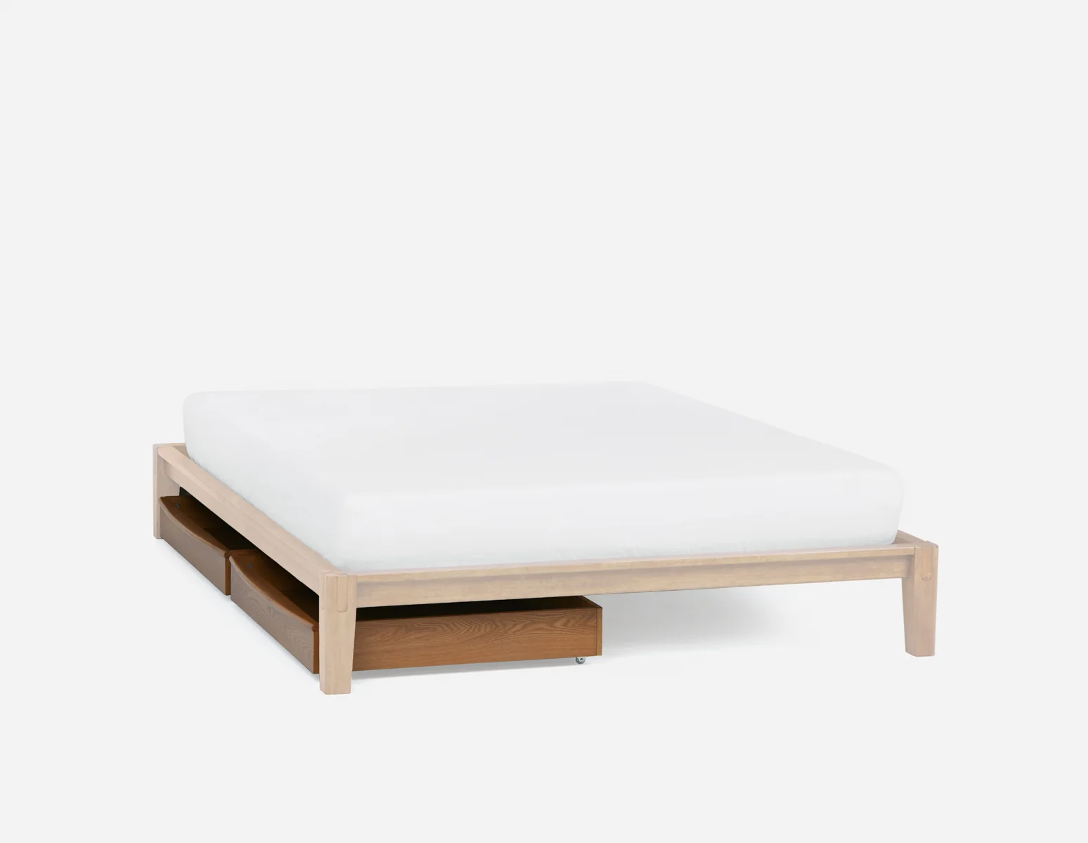 BENA — Bed storage drawer set of 2 with casters - Image 5