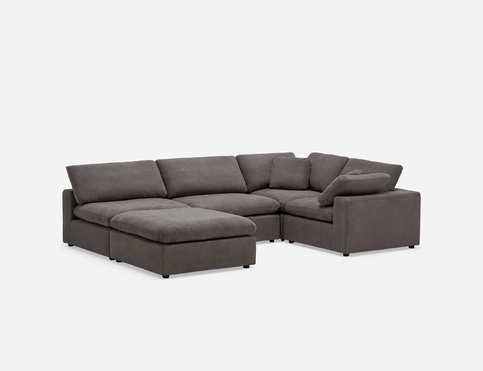 SOFT — Contemporary 5-pc modular sectional sofa (89-07-55-30) - Image 6