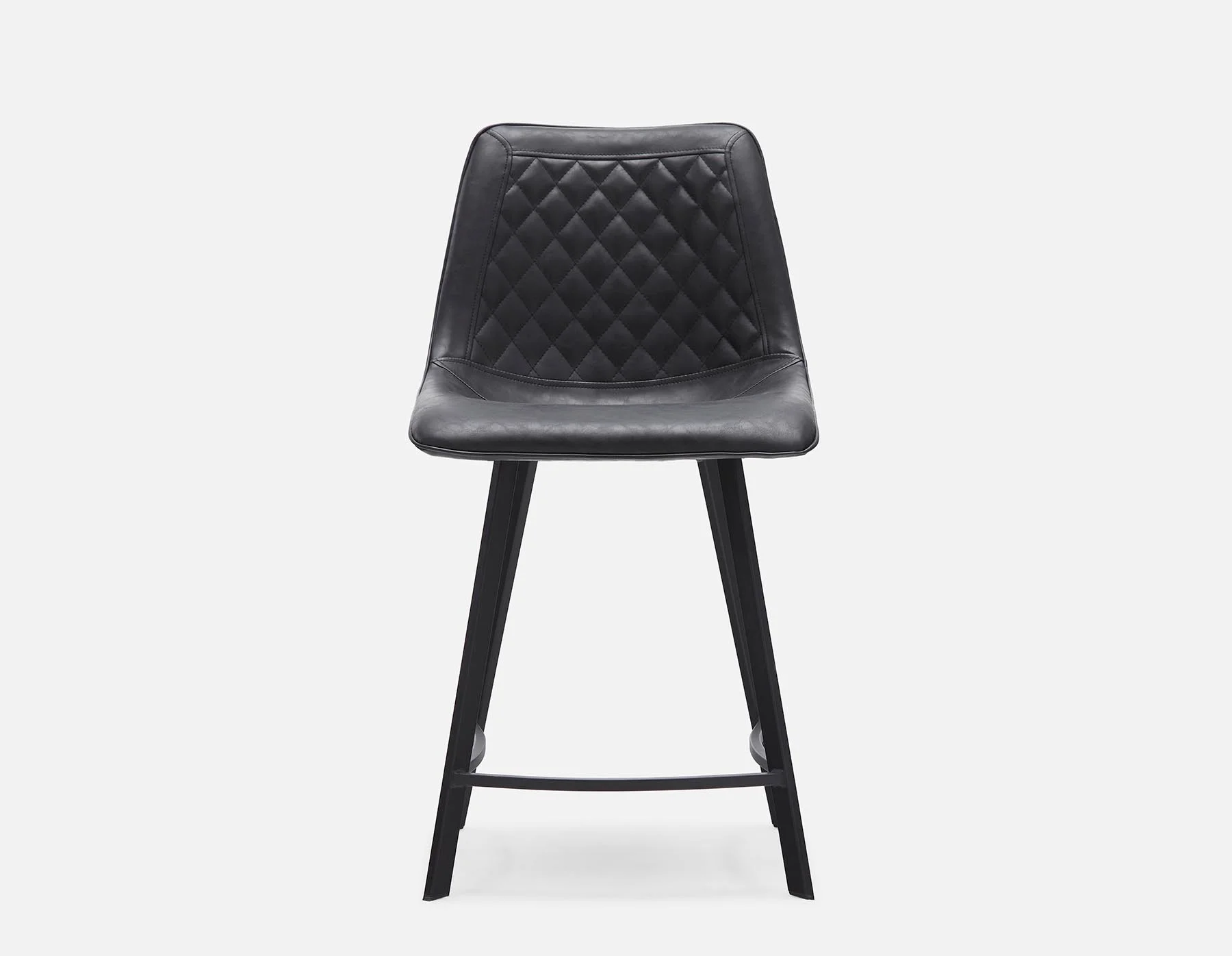 MALI — Mid-century modern counter stool with backrest 61 cm (68-92-91-20) - Image 2