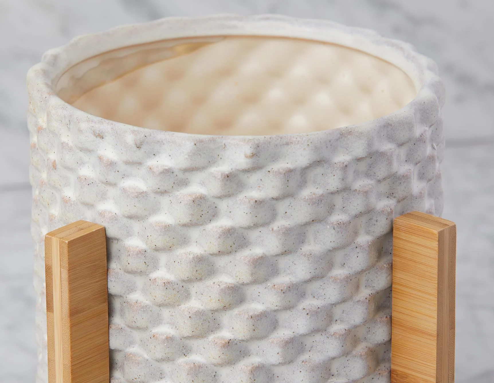 RHETT — Planter with bamboo stand 27 cm - Image 4