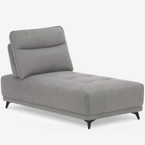 SIMON — Modern contemporary lounger with adjustable backrest (60-33-51-62)