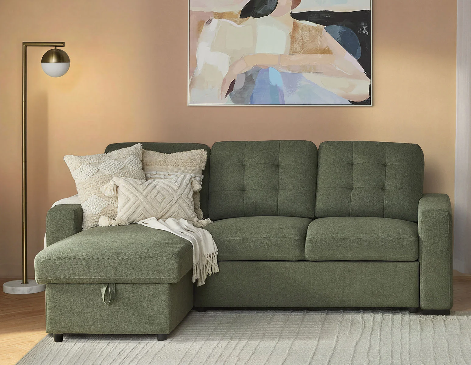 MARNIE — Contemporary interchangeable sectional sofa-bed with storage (73-29-20-18) - Image 24
