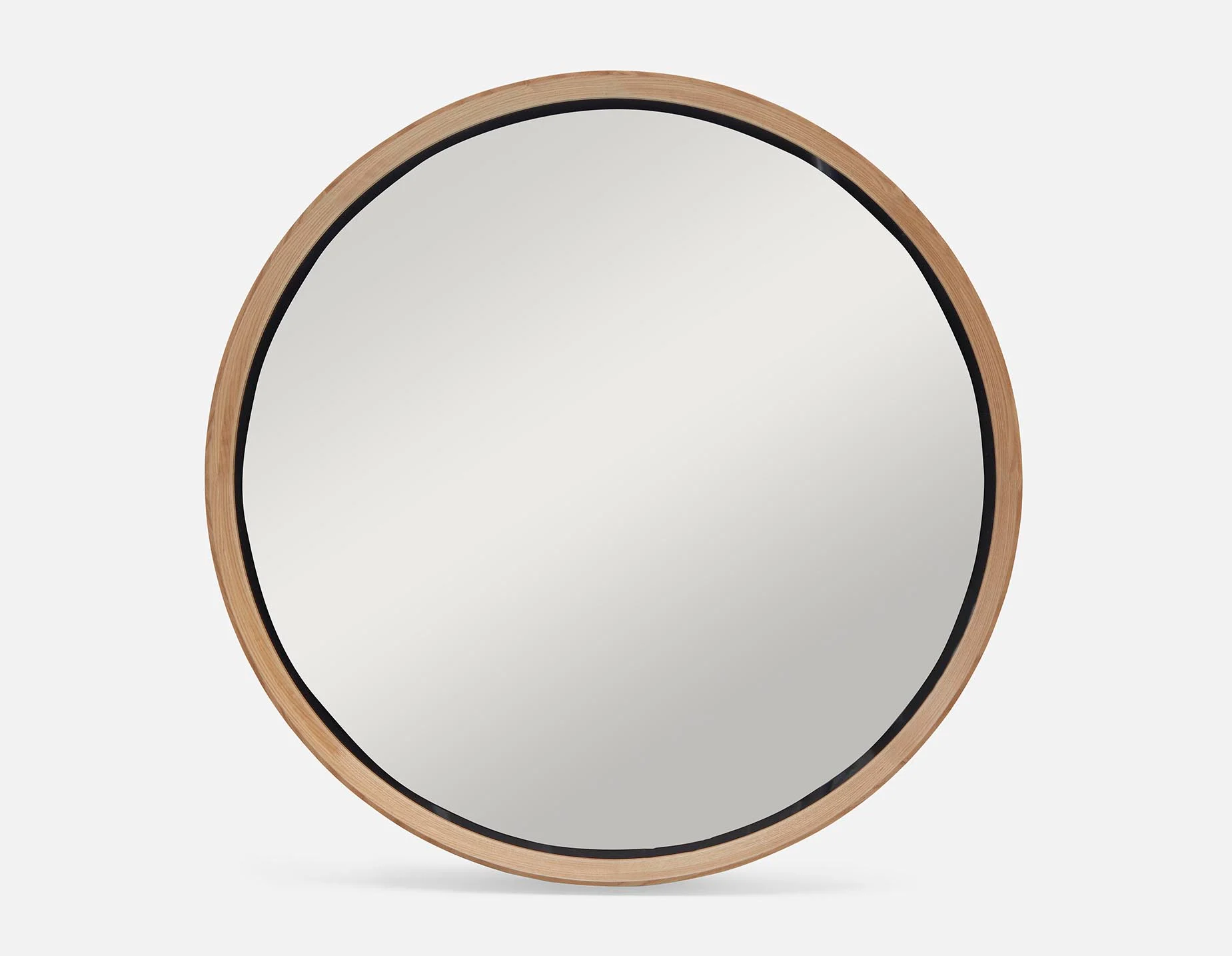 DORA — Oak framed mirror 100 cm - Image 5