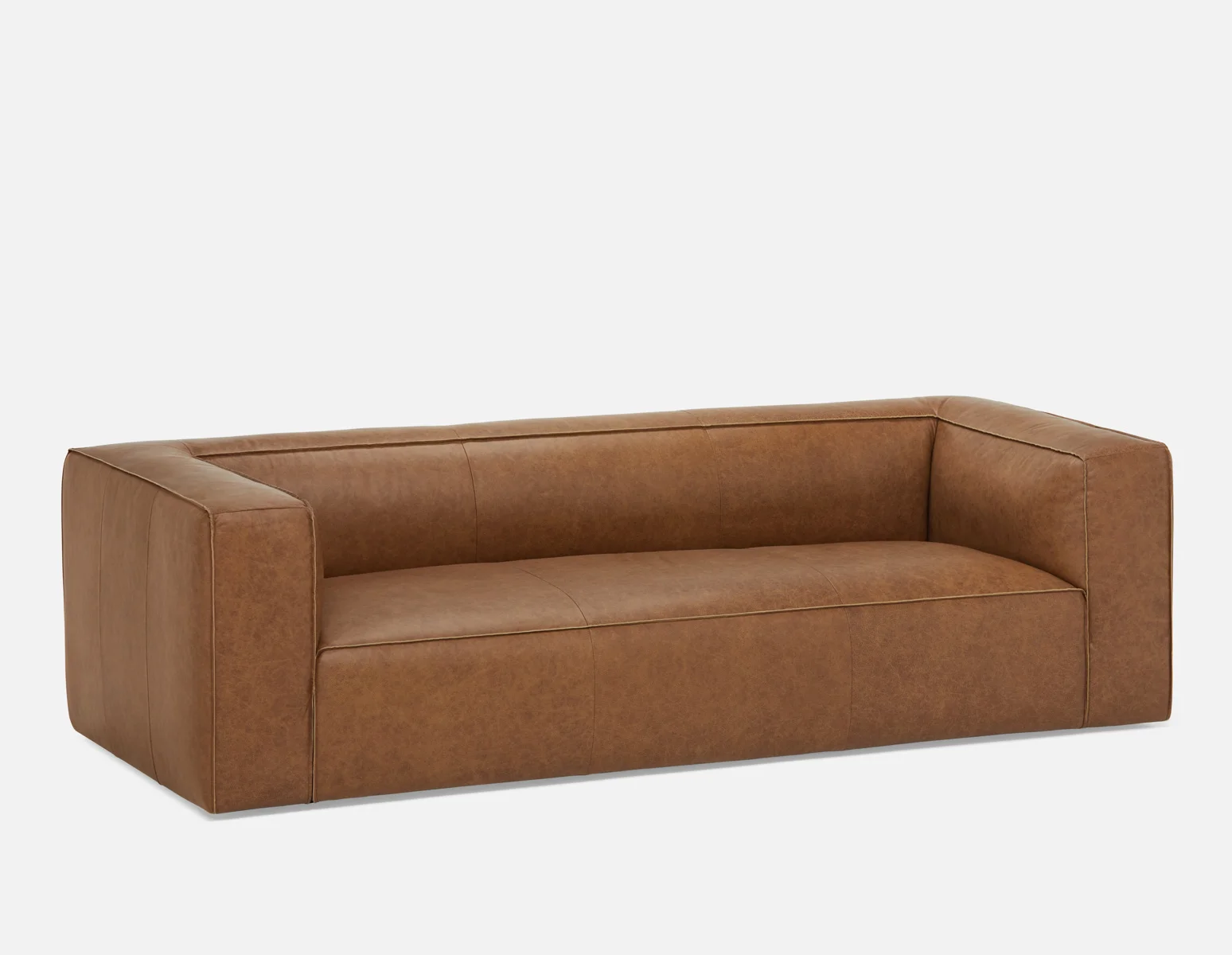 MONTE — 100% leather classic 3-seater sofa (39-69-47-67) - Image 2