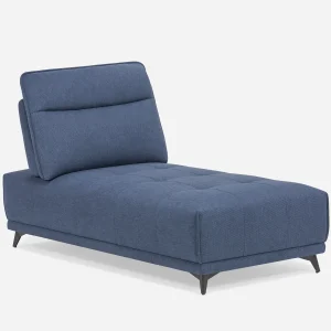 SIMON — Modern contemporary lounger with adjustable backrest (60-33-51-60)