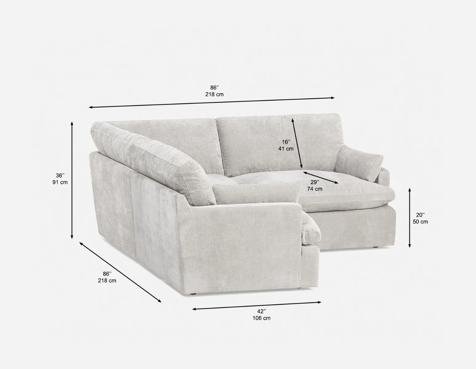 CHABLIS — 3-pc modular interchangeable sofa (71-99-00-30) - Image 6