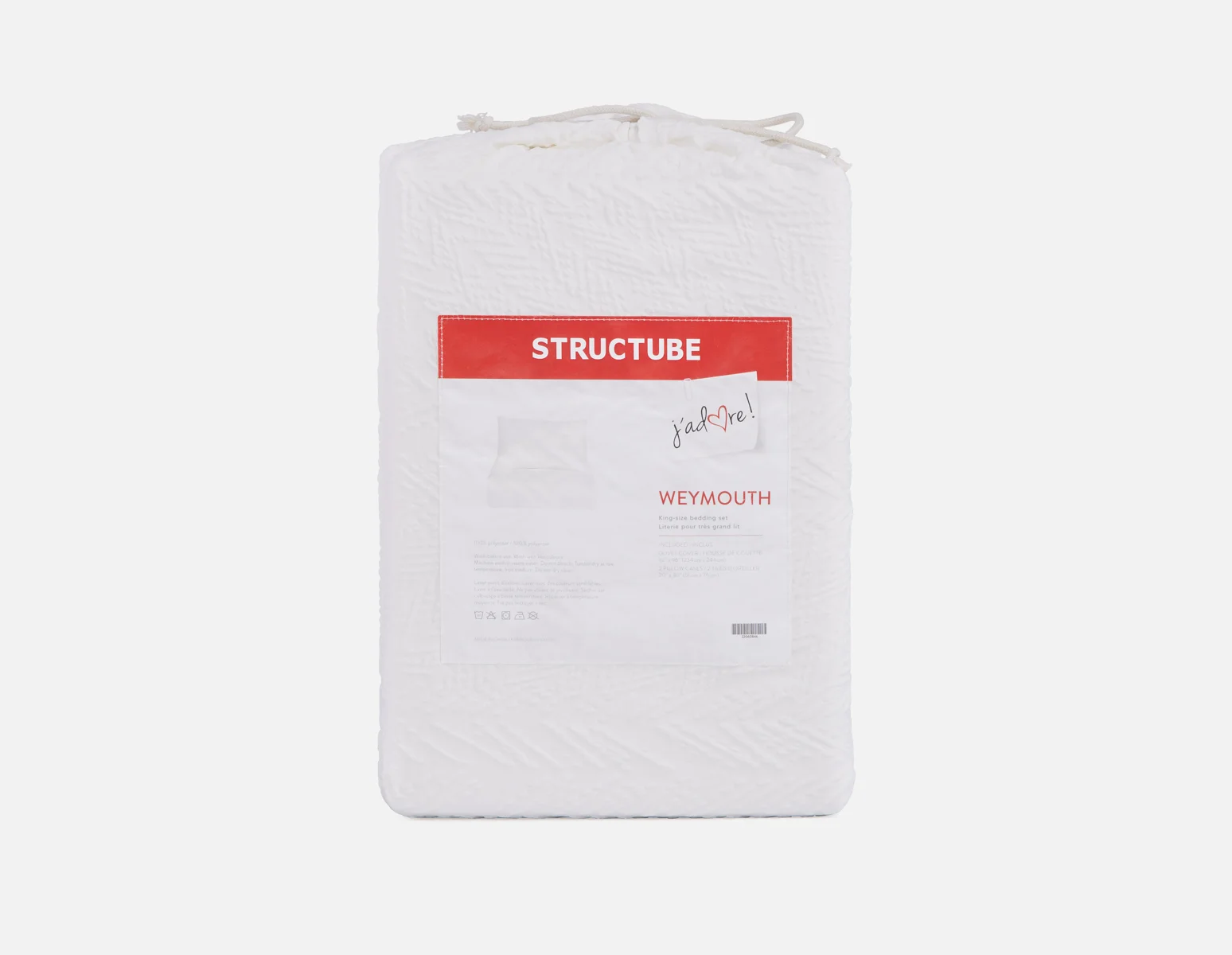 WEYMOUTH — 3-piece king duvet cover set (86-07-80-46) - Image 4