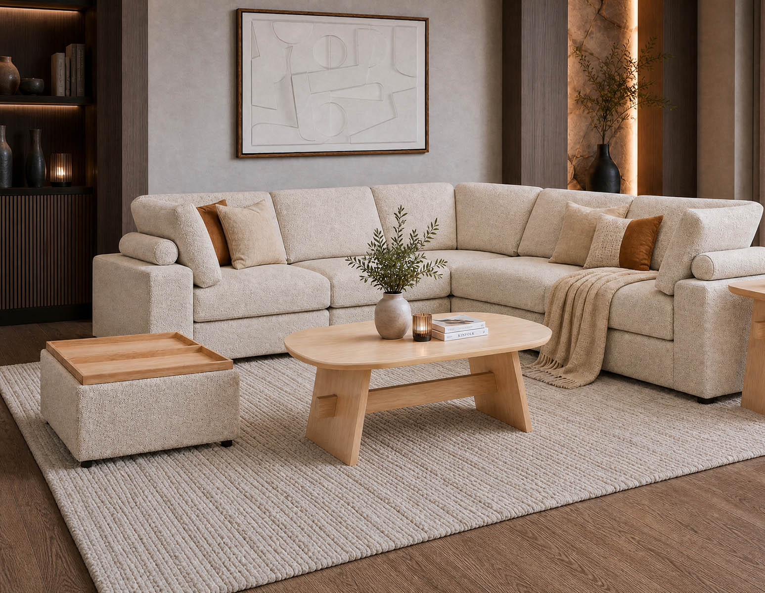 OLISA — Contemporary coffee table ottoman (70-56-70-95) - Image 14