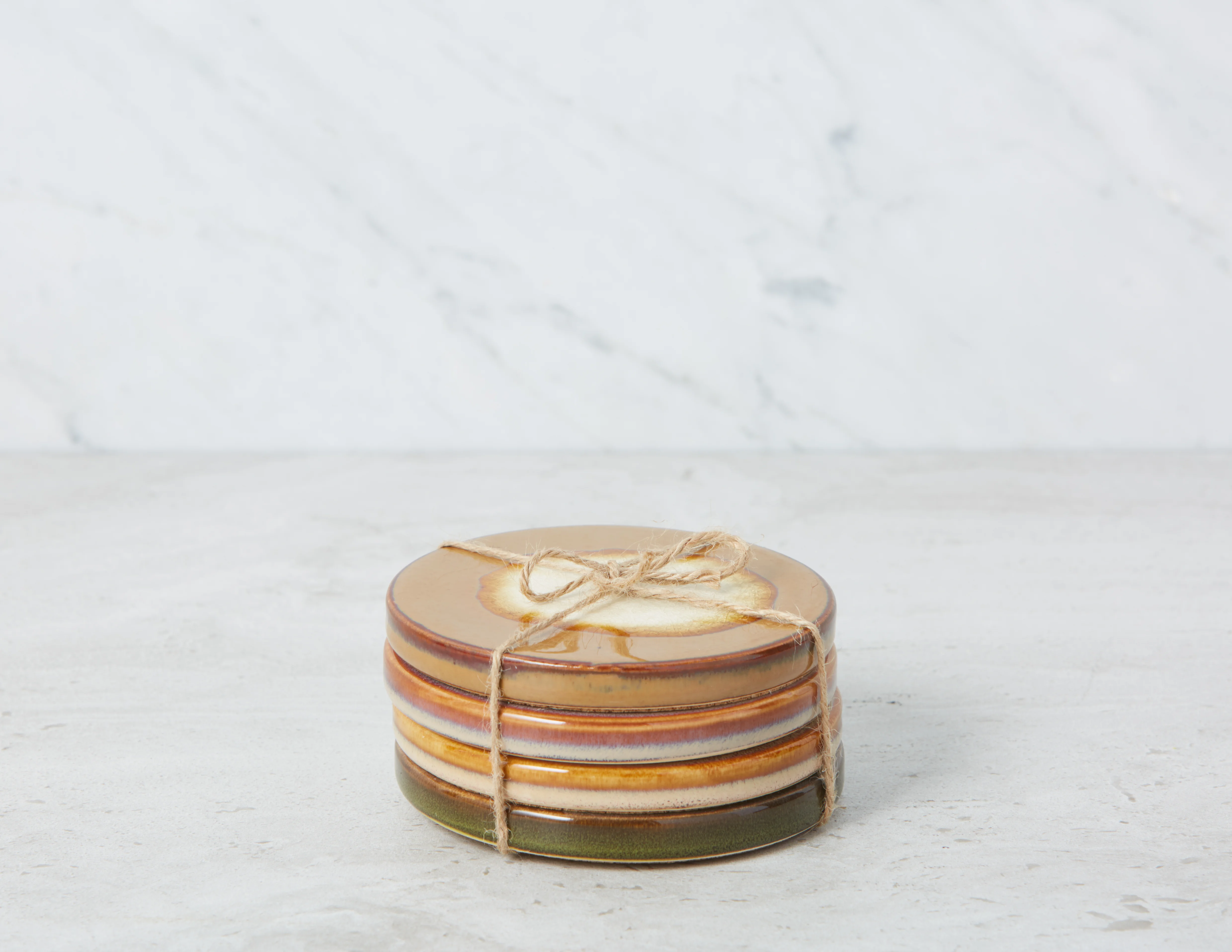 SAMARIA — Set of 4 ceramic coasters - Image 2