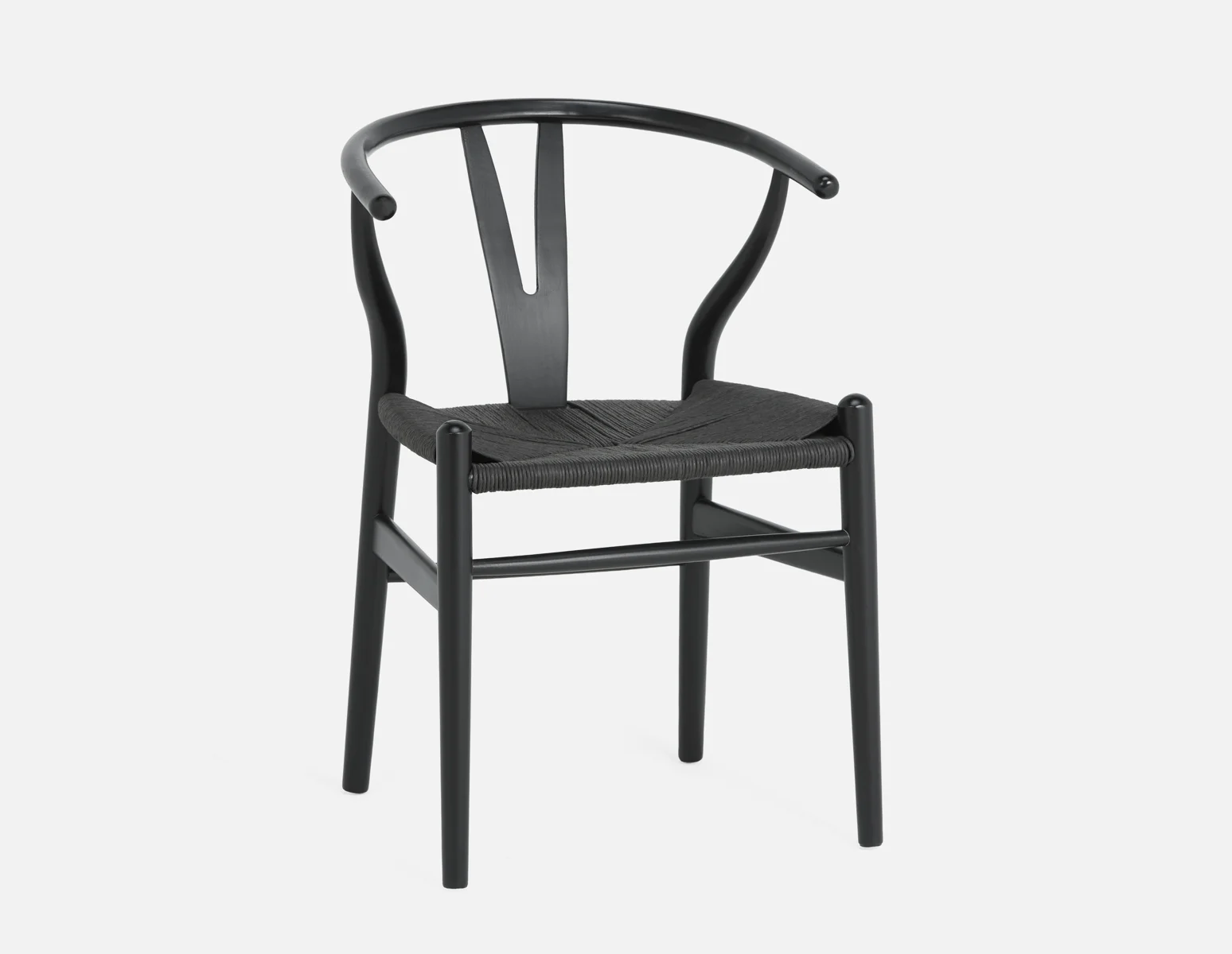 DENMARK — Beech wood and paper cord dining chair (70-01-11-20) - Image 2